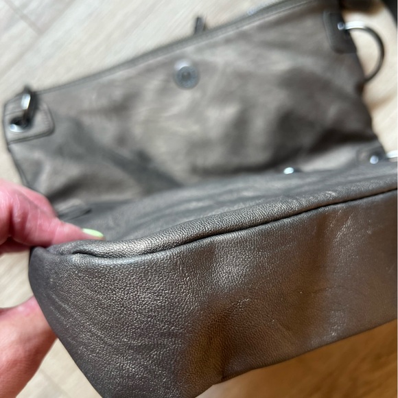 Cynthia Rowley Pewter Zipper Cross Body - Picture 6 of 15